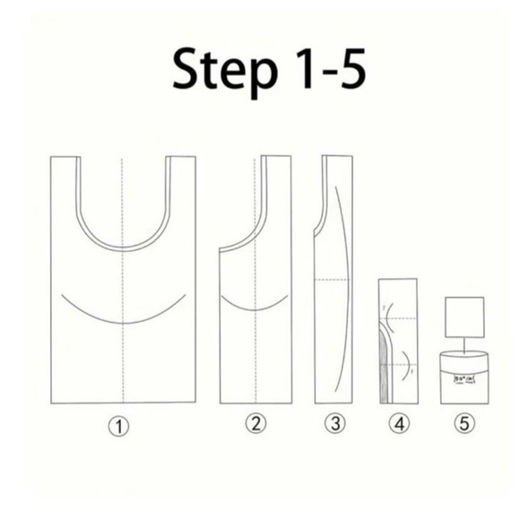 Floral Patterned Tote Bag - Multicolor Reusable Earth 🌎 Friendly Pouch Foldable - Picture 5 of 10